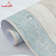 3M Vintage vinyle en bois auto-adhésif papier peint meubles renouveler dortoir chambre papier peint étanche décoratif Stickers muraux