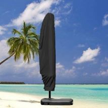 Couverture de parapluie banane extérieure PU imperméable ombre jardin résistant aux intempéries en porte-à-faux Parasol couverture de pluie accessoires sombrilla jardin
