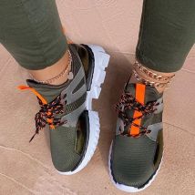 Nouvelles femmes chaussures décontractées respirant Tenis chaussures femme à lacets femme maille confortable plate-forme chaussures femmes Zapatos Mujer baskets