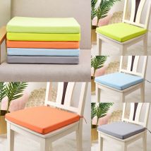 Coussin de chaise carré étanche | Coussin de chaise amovible, attache d'extérieur sur jardin Patio, coussin de siège 40X40cm