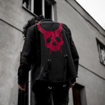 Veste en jean veste homme rétro hip-hop marée hommes rue hommes printemps loisirs moto veste veste hommes