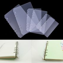 A5 A6 A7 PP Pages intérieures du planificateur givré plaque d'espacement Diario classeur planificateur concis papier de remplissage PP séparateur conseil Page