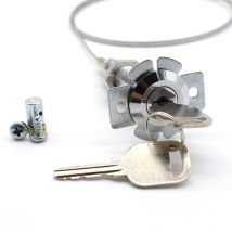 Noyau de serrure d'urgence pour porte de Garage, serrure de traction de câble en acier pour porte de garage automatique