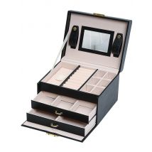nouvelle boîte à bijoux Style européen haut de gamme en cuir boîte à bijoux avec tiroir boucles d'oreilles boîte de rangement boîte à bagues