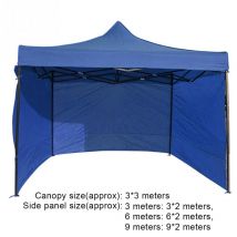 Accessoires réutilisables de pliage de panneau latéral de Gazebo de tente extérieure imperméable Anti-UV de tissu imperméable portatif Durable d'oxford