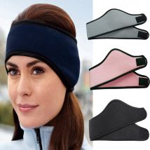 Oreille chaude 1 pièces unisexe femmes hommes oreille plus hiver bandeau Ski oreille Muff bandeau bandeau de cheveux couleur unie cache-oreilles 19Oct28