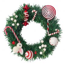 1Pc guirlande de noël guirlande décorative mignon porte suspendus guirlande ornement