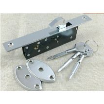 Serrure à crochet unique de porte coulissante | Porte de maison, quincaillerie de verrouillage de porte en aluminium en acier inoxydable
