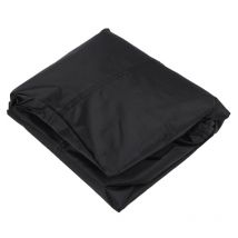 Noir imperméable extérieur jardin Patio meubles Table couverture ronde abri Table Anti-poussière protéger sac Textiles S
