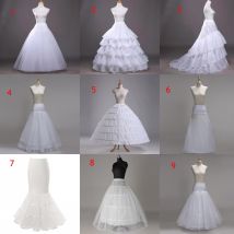 Jupon de mariage, cerceau Crinoline, jupe fantaisie, 9 styles, accessoires de mariage, bon marché