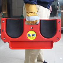 Genouillère de Protection, avec roues, mousse intégrée, plateforme rampante rembourrée, pose de carreaux ou vinyle, réparation automobile, protège les genoux