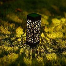 1 pièces creux solaire pelouse lumières extérieur étanche LED lampe de jardin Villa extérieur paysage Led pelouse Insertion lumière pour chemin de cour