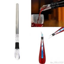 Glace en acier inoxydable Refroidisseur de Vin Rouge Tige Refroidissante Bâton Refroidisseur Bec Verseur yy56