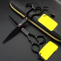 Japon Steel 5.5 6.0 gauche-main ciseaux de coiffure cheveux ciseaux de coiffeur ensemble ciseaux de coupe de cheveux ciseaux coupe de cheveux