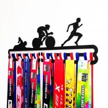 Support de médaille pour Sport | Présentoir de médaille pour Sport, support de médaille pour Triathlon, gymnastique, cintre pour médaille en cours d'exécution
