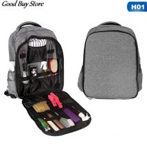 Sac à dos de coiffeur de grande capacité, sac à ciseaux pour cheveux, sac de rangement d'affaires étanche, sac à dos de coiffure, boîte à outils à ciseaux d'épaule