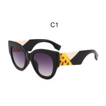Luxe surdimensionné rond lunettes de soleil femmes rétro concepteur grand cadre lunettes de soleil femme dégradé lunettes de soleil