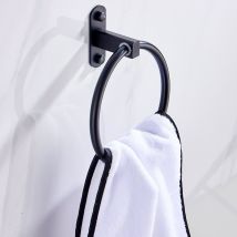 Anneau serviette salle de bain petite serviette porte serviette inox porte serviette noir accessoires de bain porte serviette mural salle de bain