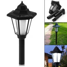 Montage solaire LED clôture de jardin lumière extérieure blanc manière mur paysage 2V 60mAH