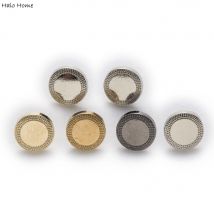 Halo Home-petits boutons métalliques à pois | Pour la couture, sac à main, chapeaux, chemises, chandails, chaussettes, foulard, décor pour le travail manuel, 10mm, 10 pièces