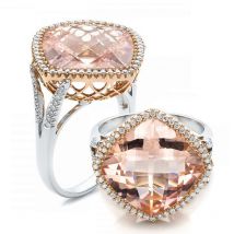 Huitan nouvelle anneau Champagne cubique Zircon anneaux luxe cristal tempérament femmes bijoux