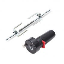 Four électrique en métal pour barbecue | Boeuf rôti, dinde, fourchettes à rôtir, charbon de bois, gril de poulet pour les outils de cuisine de Camping en plein air