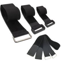 100cm * 5cm Velcro Nylon sangles de cargaison ceinture à cliquet porte-bagage attaches sangles moto voiture Camping en plein air sacs Velcro magique