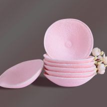 Coussinets d&#39;allaitement réutilisables en pur coton, doux et absorbant, lavables, imperméables, pour bébé