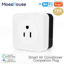 Climatiseur intelligent WiFi prise murale 16A | Climatiseur intelligent, télécommande, prise murale, commande Tuya, fonctionne avec Alexa