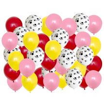 Mélange de ballons en Latex de patte de chien de 12 '', 40 pièces, décor de fête à thème Animal, jouets classiques pour enfants, ballons gonflables à hélium