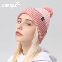 Chapeau de Ski en laine pour homme et femme, bonnet Skullies de , casquette de Snowboard, hiver