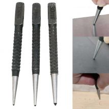 Poinçon central en acier allié 1.5mm/2mm/3mm, poinçon de marquage du métal et du bois, outil de perçage brocas para métal noyau de madère pour le métal 3 pièces