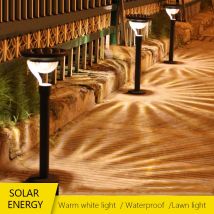 Lampe au sol solaire extérieure, étanche IP65 en LED, éclairage de la pelouse sur le paysage, décoration de la rue