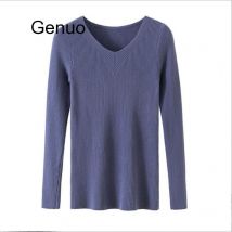 Automne pull femmes col en V pull tricoté pull femmes chandails hiver hauts pour les femmes chandails et pulls Trui Dames