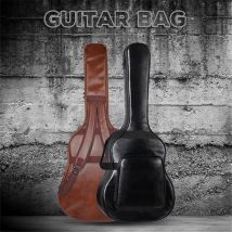 Sac à dos de guitare imperméable à l'eau de sacs à dos d'instruments de musique épaissi pour sac de guitare de 40 41 pouces sacs à dos de musique PU