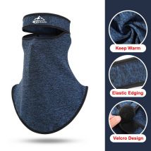 Masque bavoir de Ski, en peluche, garde au , coupe-vent, étanche, cyclisme en plein air, hiver, Protection des oreilles améliorée,