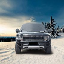 96 zoll X 57 Zoll Auto Windschutzscheibe Schnee Abdeckung mit Spiegel Schnee Abdeckungen für Schützen Windschutzscheibe und Spiegel Aus Schnee, eis und Frost f