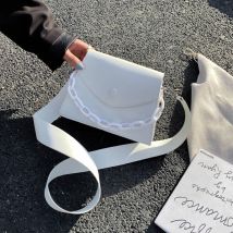 Sac d'été à épaule en cuir PU pour femmes, petit sac à main de luxe avec chaîne, petit sac,
