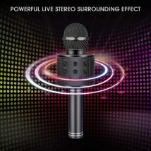 Microphone karaoké Bluetooth Microphone sans fil haut-parleur lecteur de Microfone portable enregistreur de chant micro