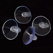 Ventouse à tête de champignon, 10 pièces, avec crochet transparent pour décoration de fenêtre, voiture de mariage, verre