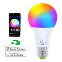 Ampoules lumineuses magiques RGB, ampoules wi-fi intelligentes,
