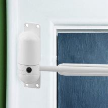Blanc 10-60KG en alliage de Zinc Mini réglable monté en Surface automatique ressort porte ferme matériel de porte