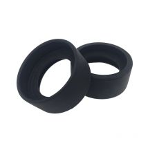 2 pièces 36mm Oeil Bouclier En Caoutchouc Oeil Gardes Œilletons pour 34-37mm Lentille D'oculaire pour Microscope ou Télescope