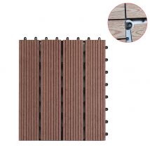 Terrasse tuiles 30x30cm extérieur Anti-Corrosion conseil jardin balcon bricolage épissage plancher platelage étanche accessoires