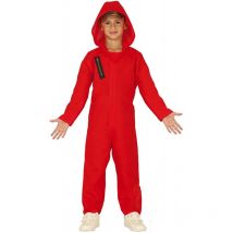 Party GUIRCA déguisement Maillot rose enfant voleur fille taille 5-6 ans
