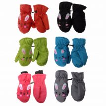 Gants chauds imperméables pour enfants, pour l'hiver, coupe-vent, pour garçons et filles, Ski, cyclisme, escalade, plein air