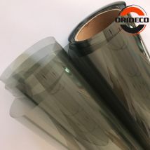 Film d&#39;isolation solaire réfléchissant VLT 70%, 50CM de largeur, couleur grise, pour vitres de voiture, maison