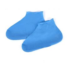1 paire de couvre-chaussures de pluie imperméables réutilisables en Latex, couvre-chaussures en caoutchouc antidérapant, couvre-chaussures de pluie S/M/L