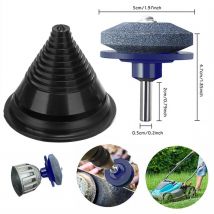 Équilibreur de lame de tondeuse à gazon, aiguiseur tondeuse autoportée, ensemble d'outils de jardin, 4 pièces de tondeuse à gazon + 1 équilibreur de lames de tondeuse à gazon