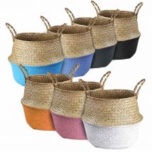 Paniers de rangement en osier | Paniers de rangement en osier, panier à fleurs suspendu, panier en osier pour jouets, blanchisserie
